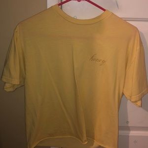 Yellow “honey” brandy Melville tee